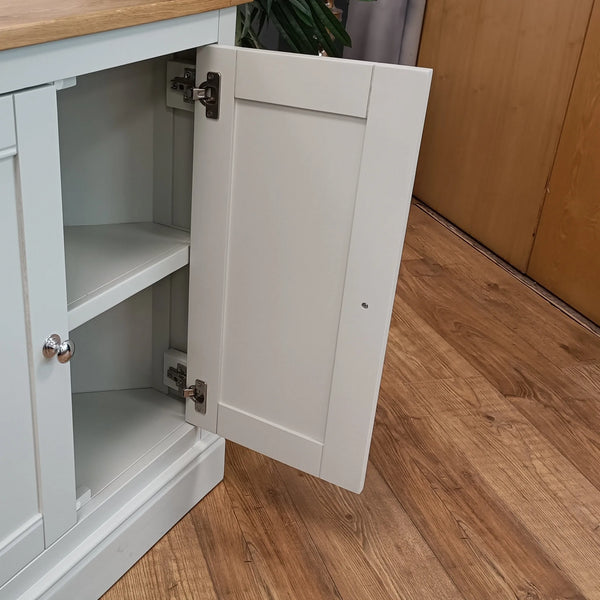 Clearance Chester Ivory Corner Cupboard