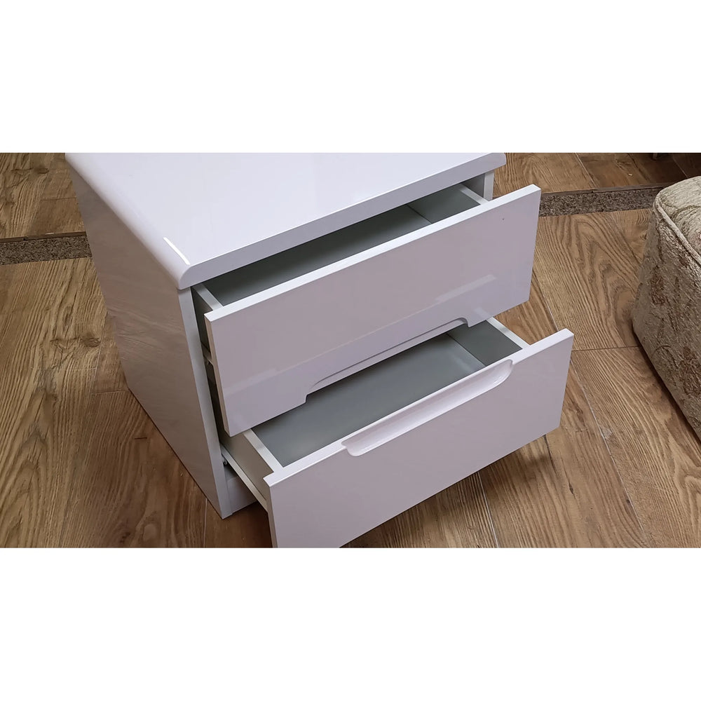 Clearance Marbella 2 Drawer Bedside
