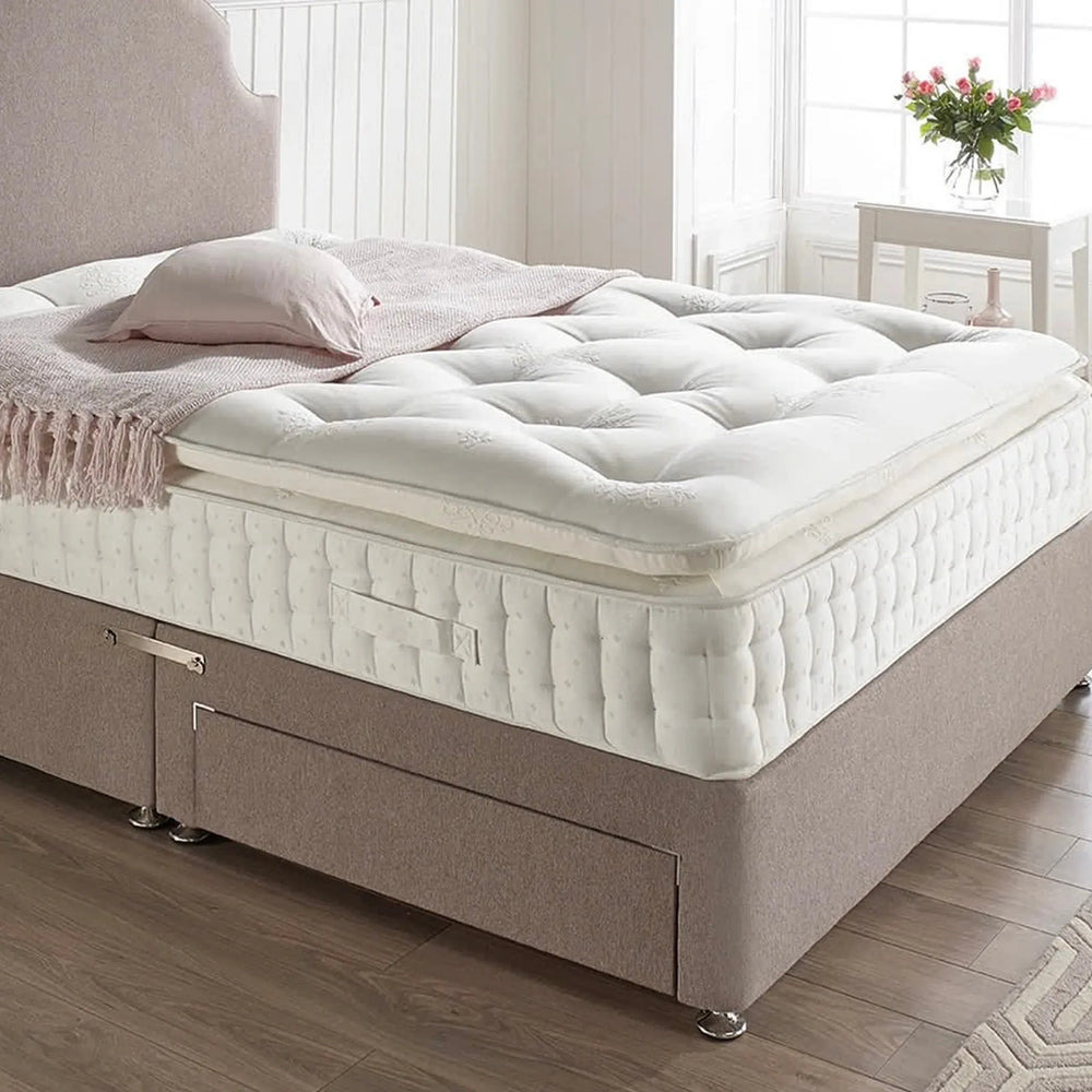 Kensington 4000 2ft6 Small Single Pocket Sprung Pillow Top Mattress