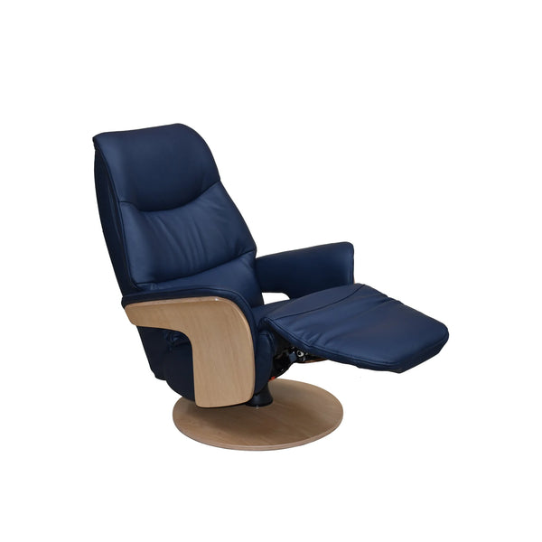 Isaac Electric Reclining Swivel Chair leather