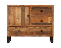 Nassau Narrow Sideboard - Solid Reclaimed Wood
