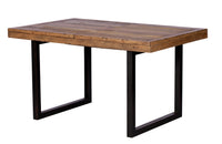 Nassau Extending 140cm - 180cm Dining Table - Solid Reclaimed Wood
