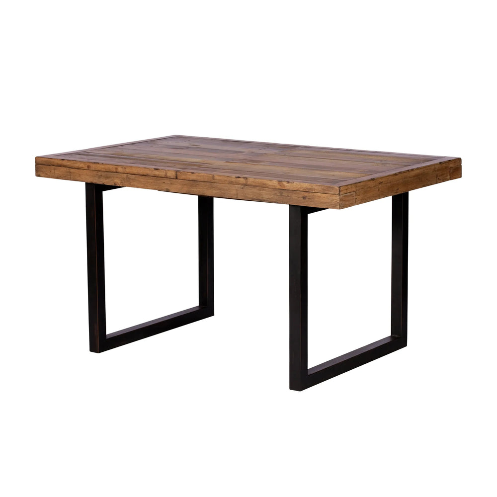 Nassau Extending 140cm - 180cm Dining Table - Solid Reclaimed Wood