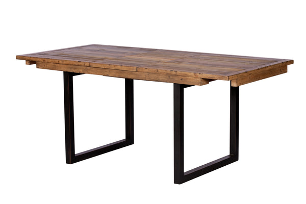 Nassau Extending 140cm - 180cm Dining Table in Solid Reclaimed Wood