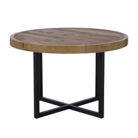 Nassau Round Dining Table - Solid Reclaimed Wood