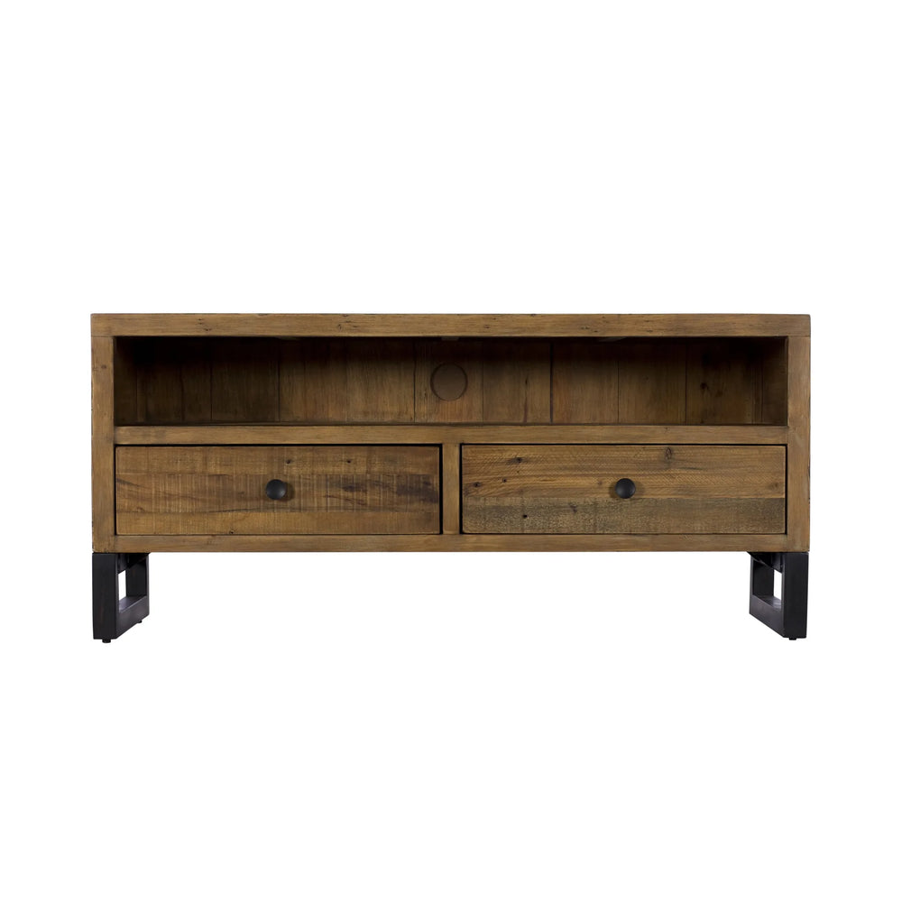 Nassau Small TV Unit - Solid Reclaimed Wood