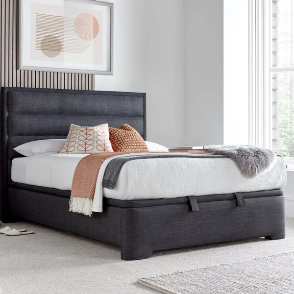 Kendall 5ft Upholstered Ottoman Bed Frame