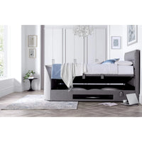 Kendall 6ft Upholstered TV Ottoman Bed Frame