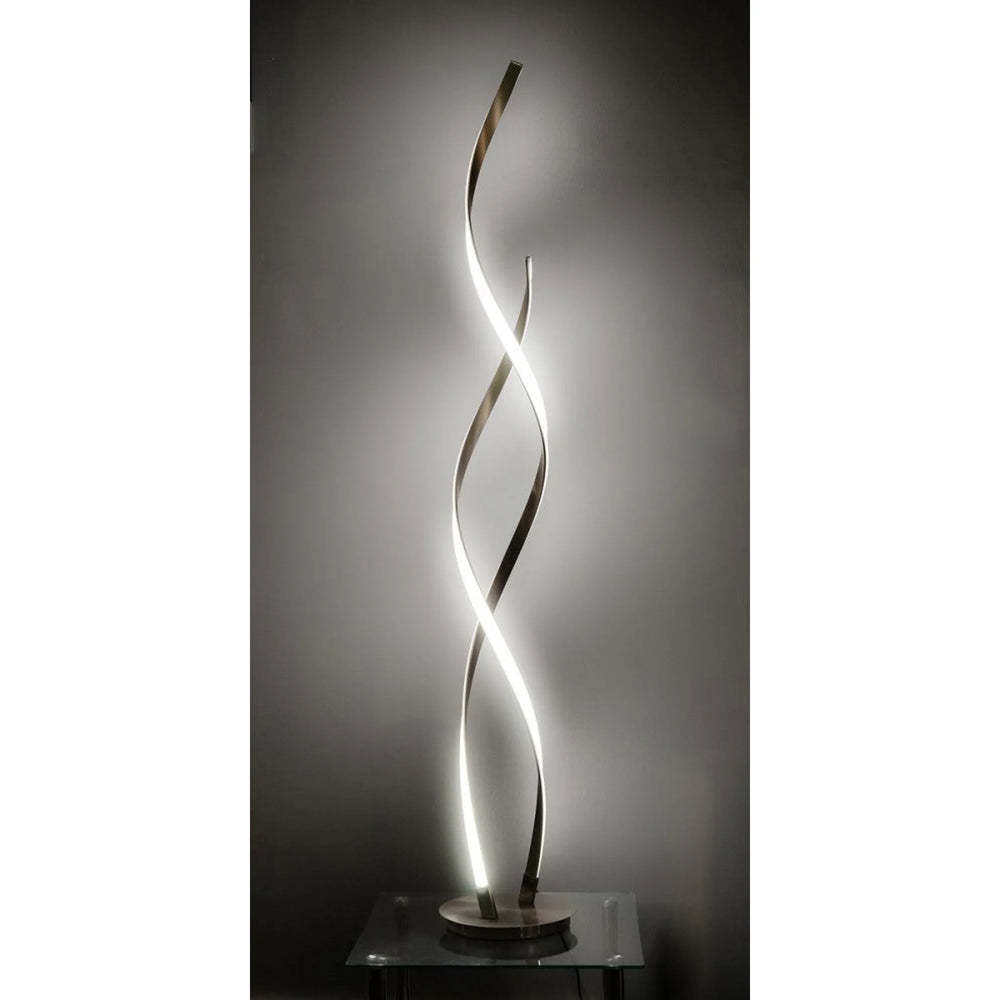 LED Double Twist Floor Lamp