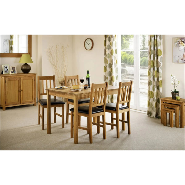 Lille Dining Set + 4 Chairs