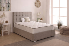 Milo 48inch 6ft Super King Size Upholstered Bed Frame with Ottoman Option
