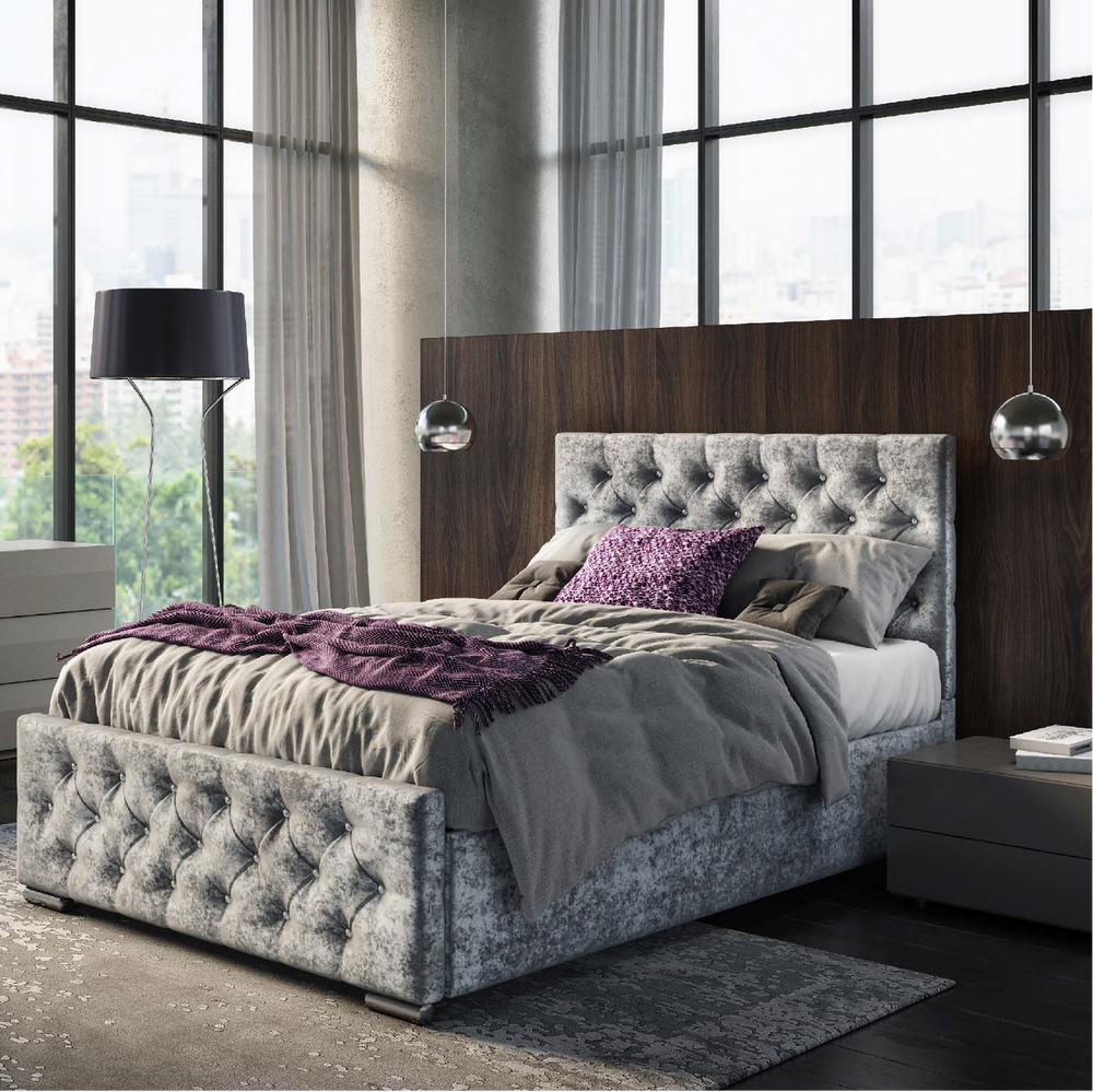 Malibu Upholstered 6ft Super King Size Bed Frame