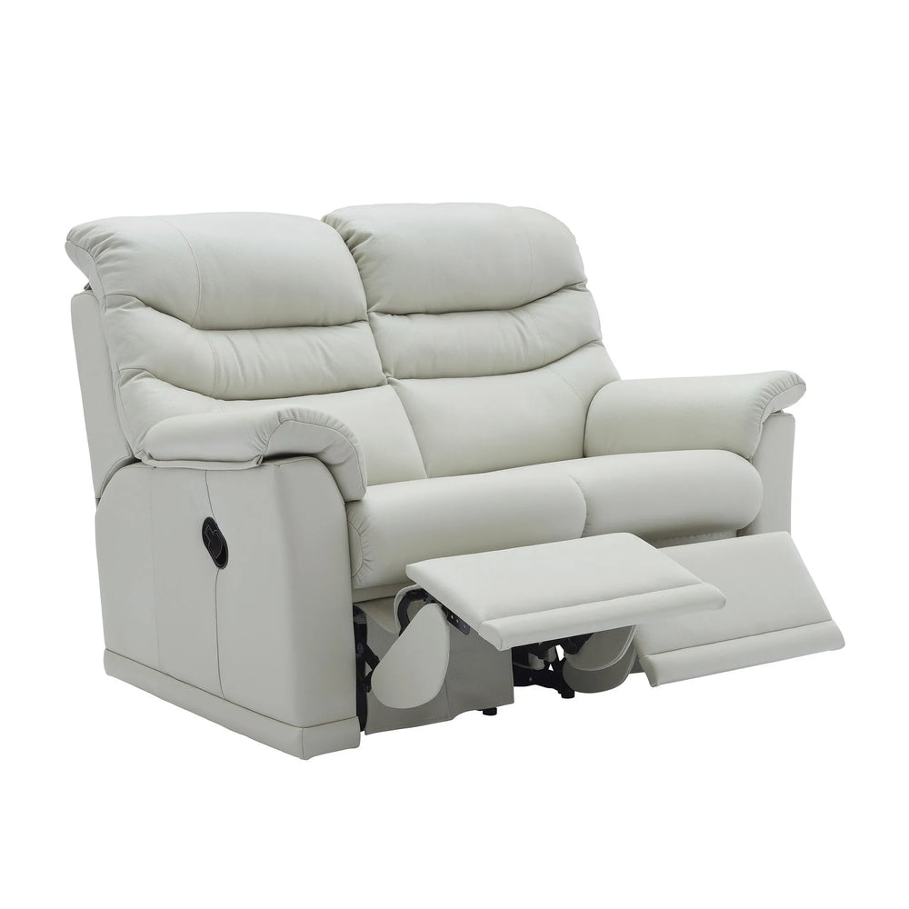 G Plan Malvern Leather 2 Seater Sofa