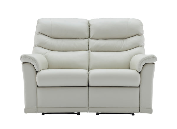 G Plan Malvern Leather 2 Seater Sofa