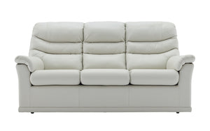 G Plan Malvern Leather 3 Seater Sofa (3 Cushions)