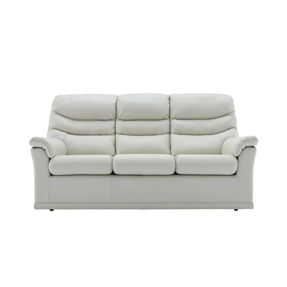 G Plan Malvern Leather 3 Seater Sofa (3 Cushions)
