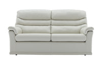 G Plan Malvern Leather 3 Seater Sofa (2 Cushions)