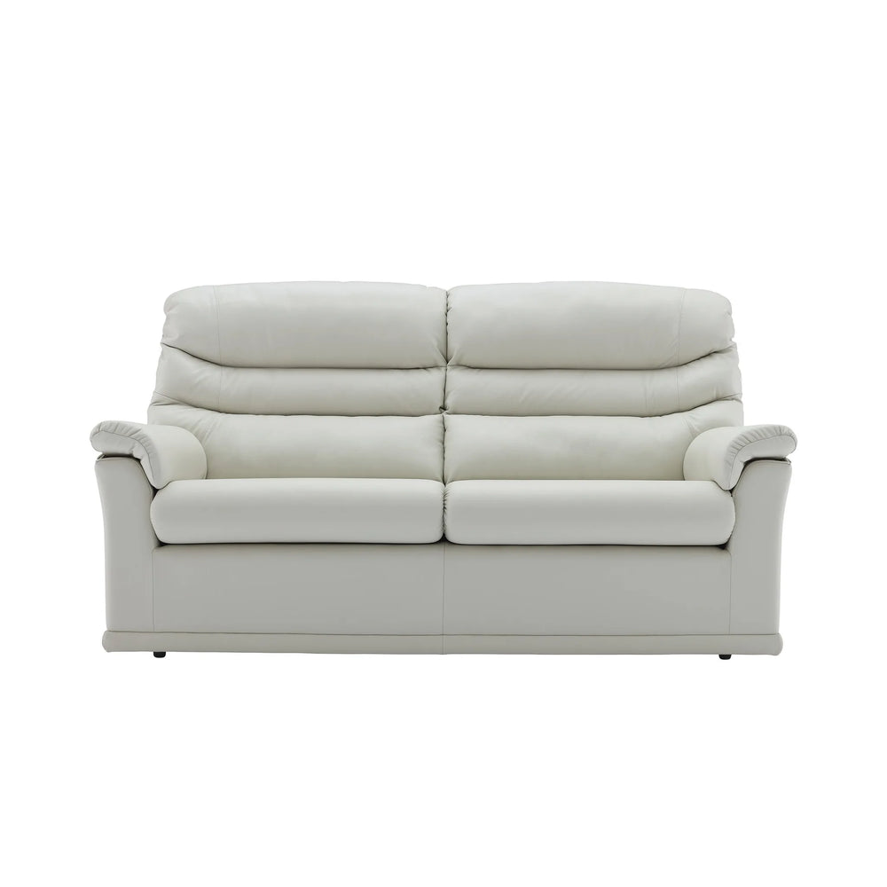 G Plan Malvern Leather 3 Seater Sofa (2 Cushions)