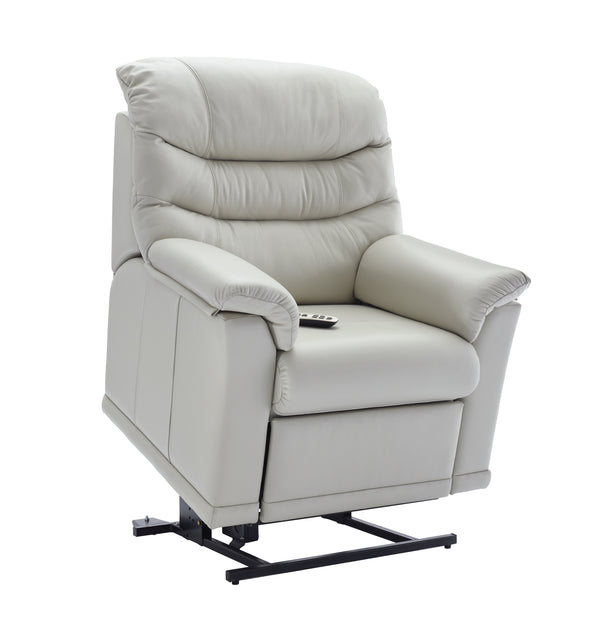 G Plan Malvern Leather Small Dual Elevate Armchair