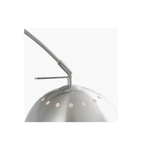 Brushed Silver Metal Floor Lamp
