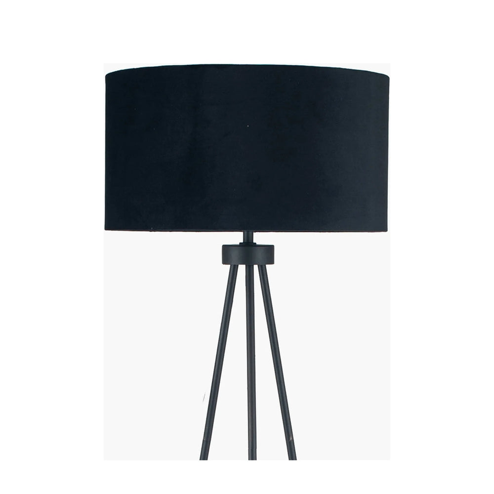 Matt Black Tripod Floor Lamp