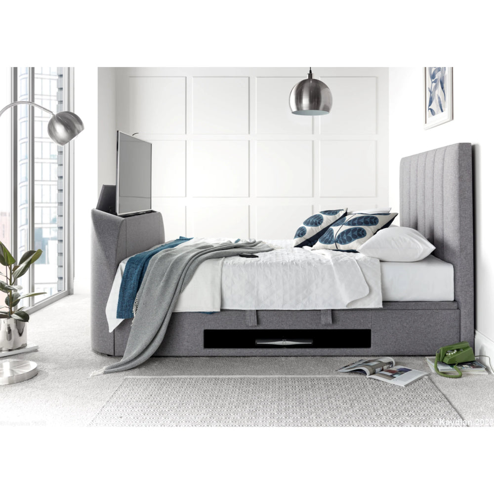 Marlow 6ft TV Upholstered Ottoman Bed Frame