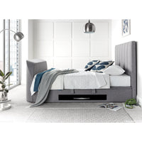 Marlow 6ft TV Upholstered Ottoman Bed Frame