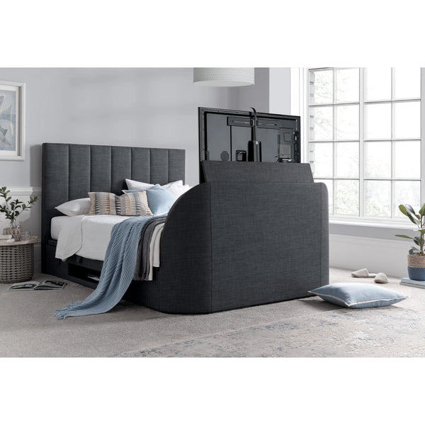 Marlow 6ft TV Upholstered Ottoman Bed Frame