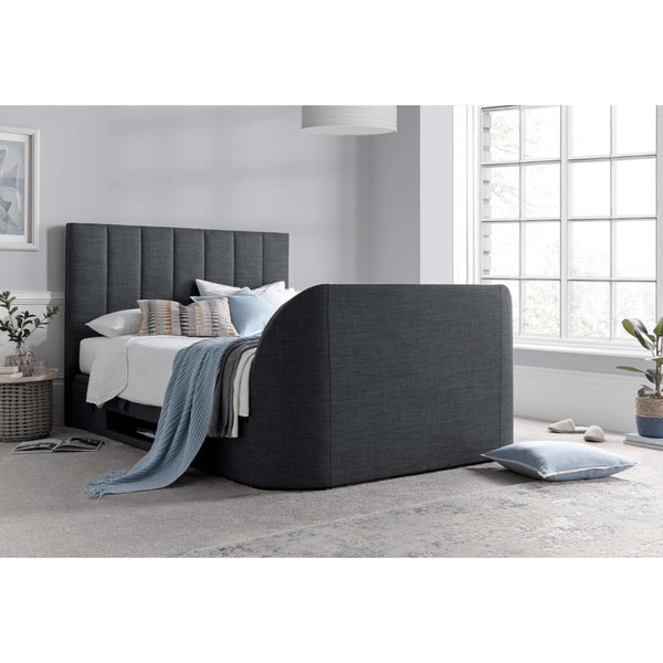 Marlow 6ft TV Upholstered Ottoman Bed Frame