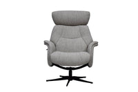 Maia Reclining Swivel Chair with Footstool