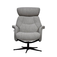 Maia Reclining Swivel Chair with Footstool