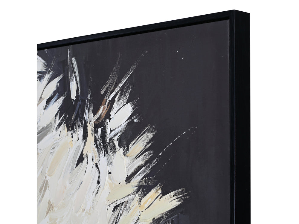 Hidden Muse Hand Embellished Framed Canvas Wall Art 90x120cm