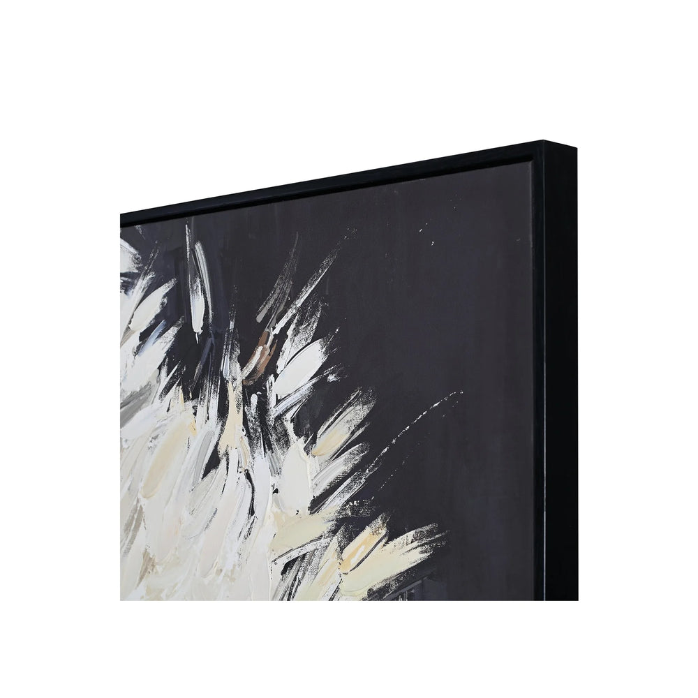 Hidden Muse Hand Embellished Framed Canvas Wall Art 90x120cm