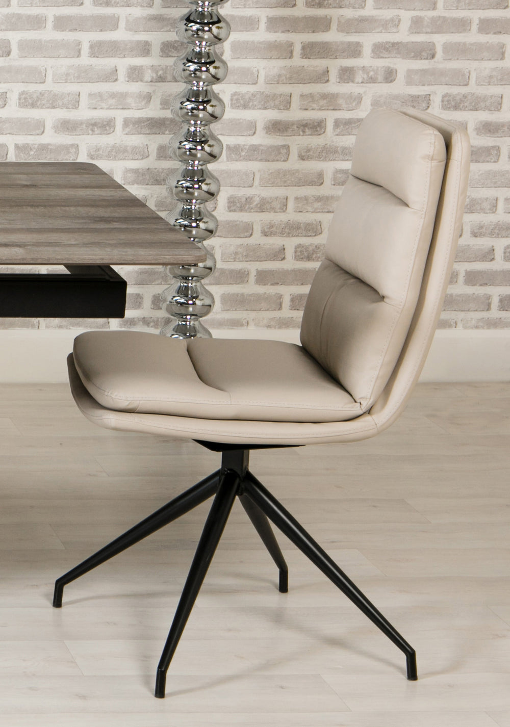 Nimo Swivel Dining Chair Taupe
