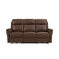 Nardi 3 Seater Leather Electric Recliner Sofa