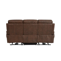 Nardi 3 Seater Leather Electric Recliner Sofa