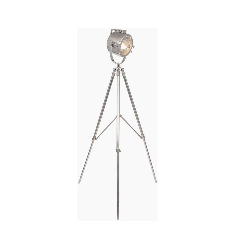 Nickel Searchlight Floor Lamp