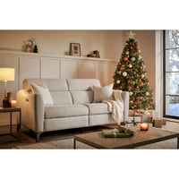 Oakley Upholstered 3 Seater Sofa with Recliner Option