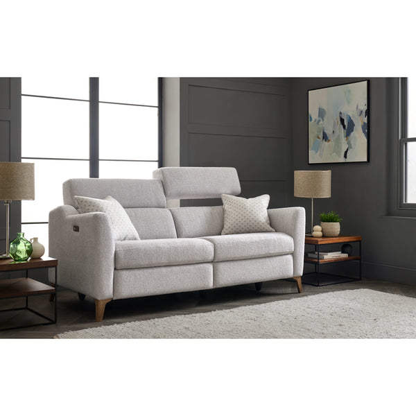 Oakley Upholstered 3 Seater Sofa with Recliner Option