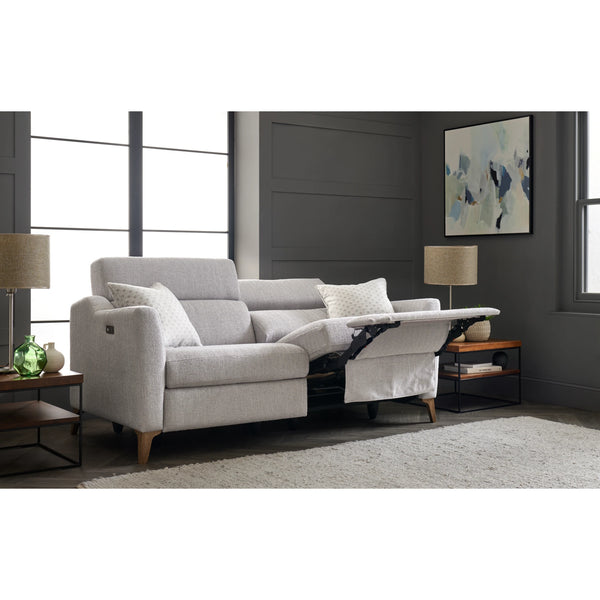 Oakley Upholstered 3 Seater Sofa with Recliner Option