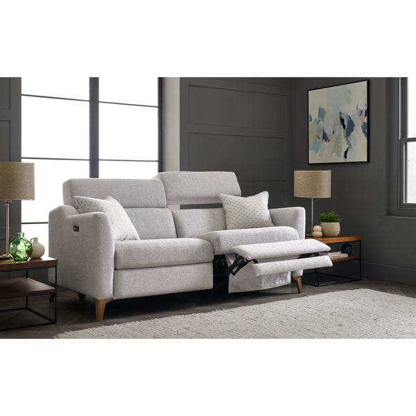 Oakley Upholstered 3 Seater Sofa with Recliner Option