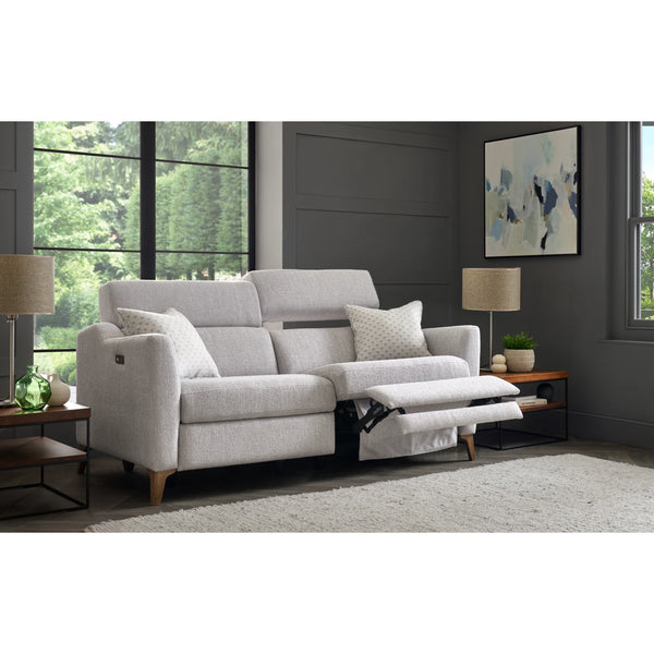 Oakley Upholstered 3 Seater Sofa with Recliner Option