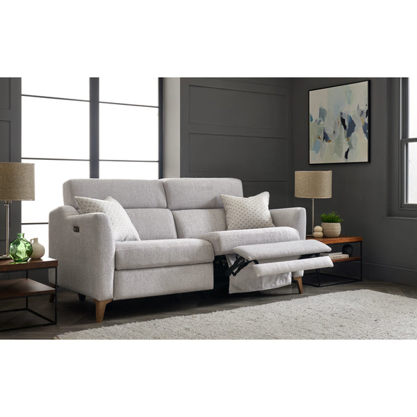 Oakley Upholstered 3 Seater Sofa with Recliner Option