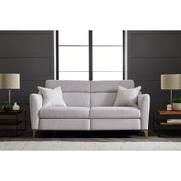 Oakley Upholstered 3 Seater Sofa with Recliner Option