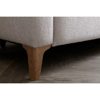 Oakley Upholstered Cuddler with Recliner Option