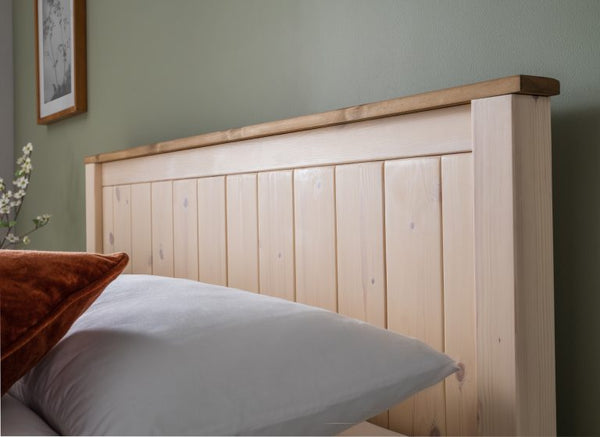 Okehampton 4ft6 Double Wooden Bed Frame with Low Foot End