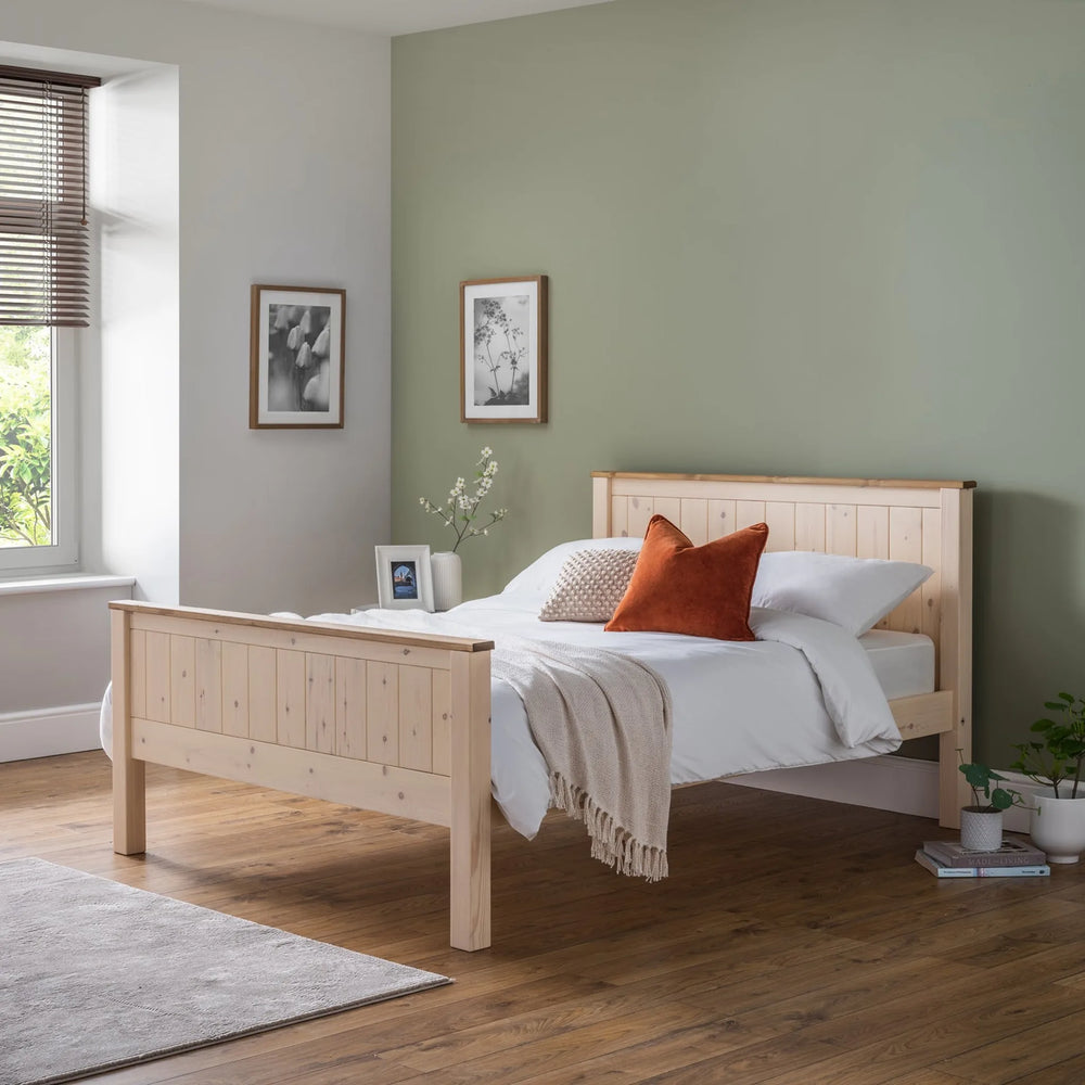 Okehampton 6ft Super King Wooden Bed Frame with High Foot End