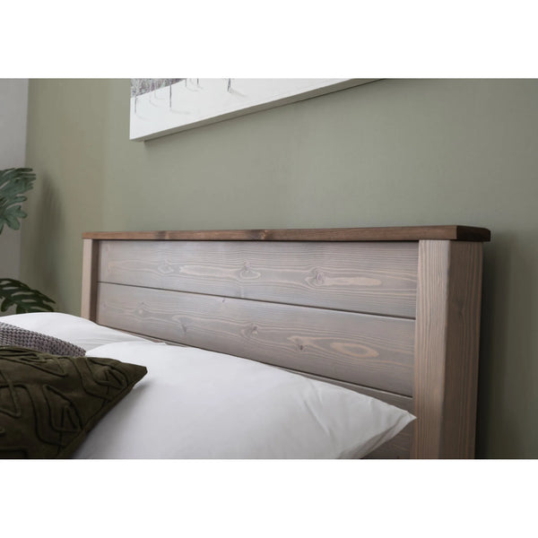 Paignton 4ft Small Double Wooden Bed Frame - Low Foot End