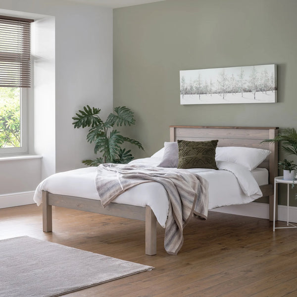 Paignton 6ft Super King Size Wooden Bed Frame - Low Foot End
