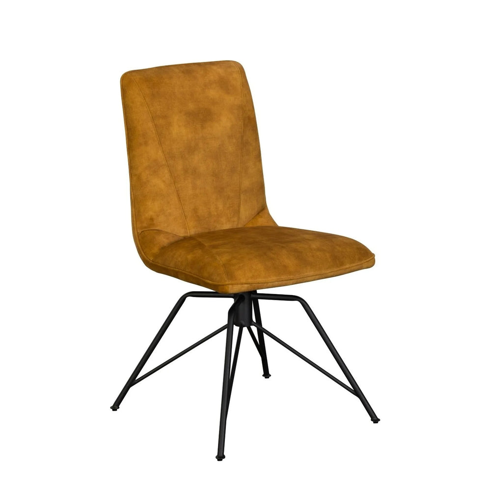 Luna Swivel Dining Chair Gold